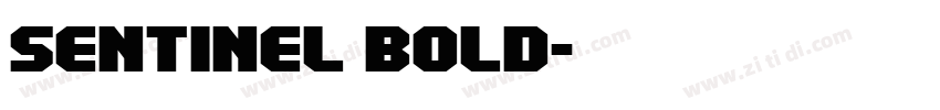Sentinel Bold字体转换